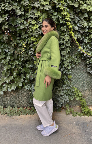Bey's Design Alpaka Kısa Kürk YEŞİL - 3