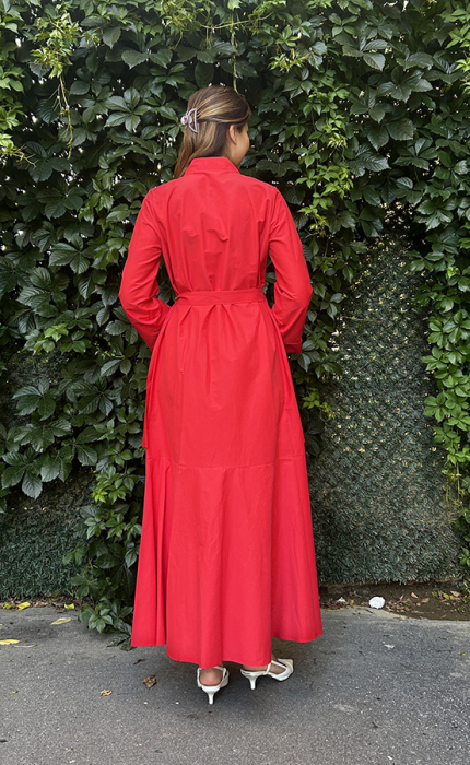 Bey's Design Broş Detaylı Elbise NarÇiceği - 3