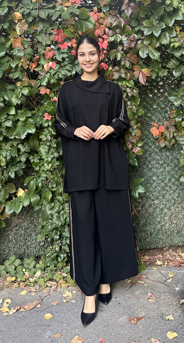 Bey's Design Grogenli Pantolon Takım SİYAH - 1