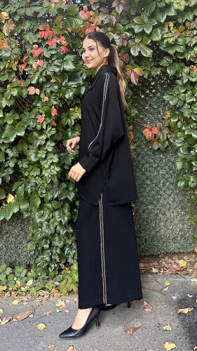 Bey's Design Grogenli Pantolon Takım SİYAH - 3