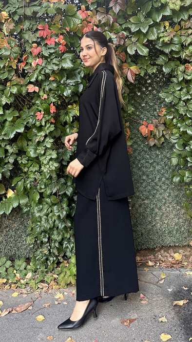 Bey's Design Grogenli Pantolon Takım SİYAH - 3