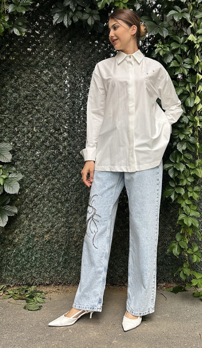 Beys Design Mimoza Gömlek EKRU - 2