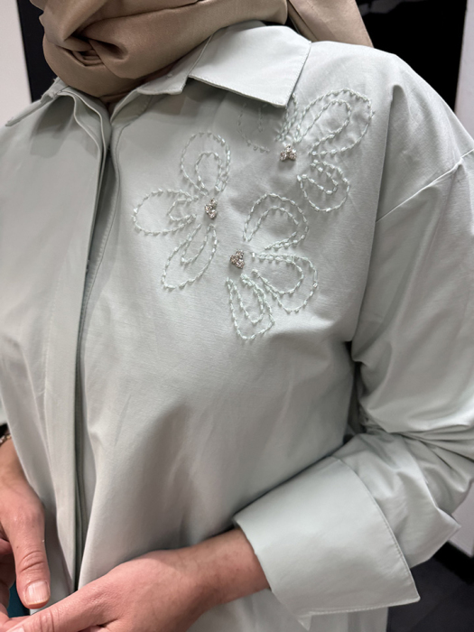 Beys Design Mimoza Gömlek YEŞİL - 4