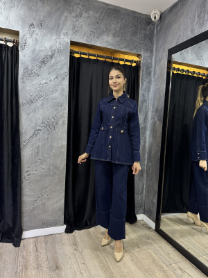Bey's Desing Denim Lady Takım LACİVERT - 1