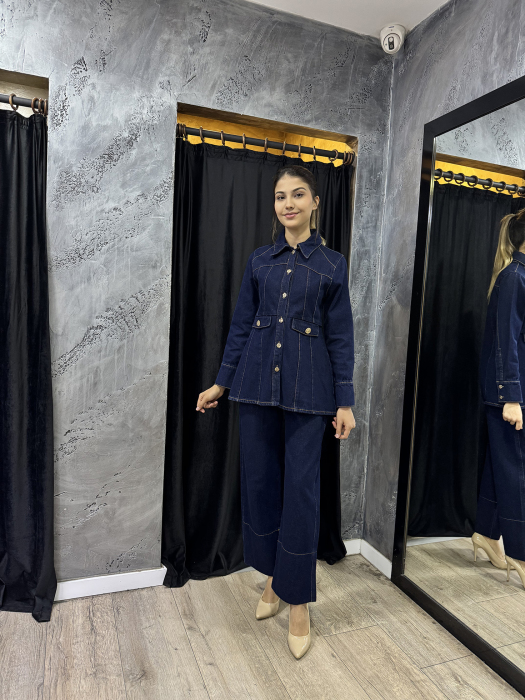 Bey's Desing Denim Lady Takım LACİVERT - 1