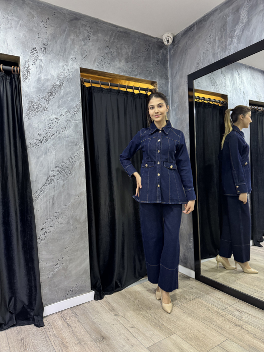 Bey's Desing Denim Lady Takım LACİVERT - 2