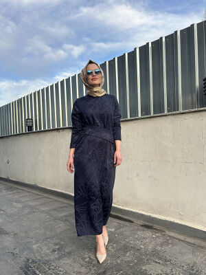 Bey's Kalem Elbise LACİVERT - 1