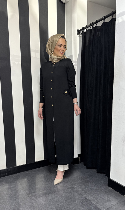 Bey's Triko Uzun Kap SİYAH - 3