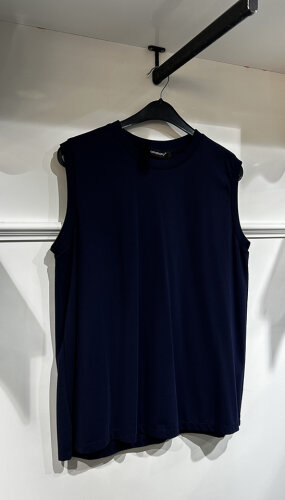 Ceremony Bambu Kısa Kolsuz Tunik LACİVERT - 3