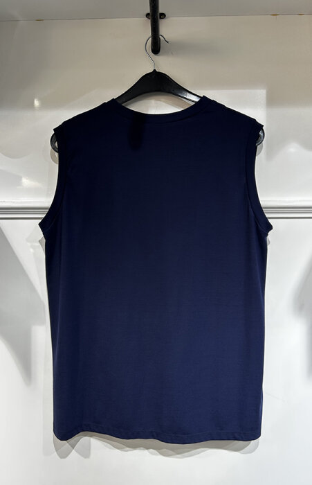 Ceremony Bambu Kısa Kolsuz Tunik LACİVERT - 1