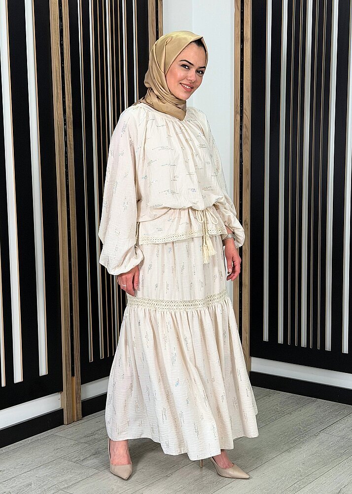 Ceremony Dantel Detaylı Pullu Payet Etekli Takım ORJİNAL - 2