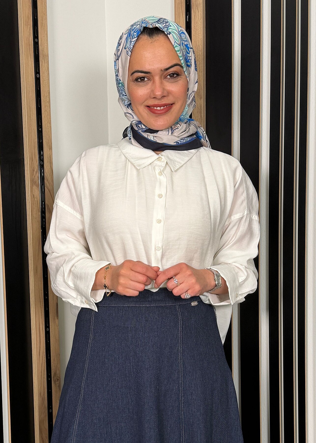 Ceremony Kolları Düğme Detaylı Miranda Kısa Gömlek EKRU - 2