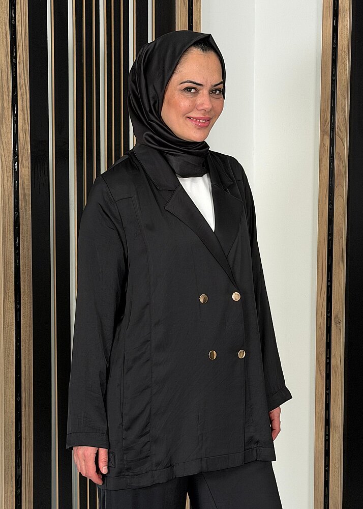 Ceremony Kruvaze Sapphire Ceket SİYAH - 3