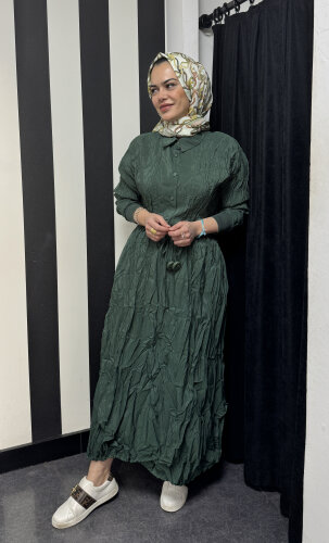 Ceremony Merlin Kraşlı Eteklli Takım Turmalin Yeşil - CEREMONY