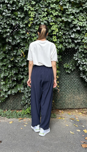 Ceremony Önden Pileli Pantolon LACİVERT - 4