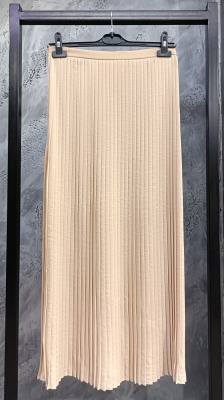 Ceremony Samar Dik Plise Etek Nude - 4