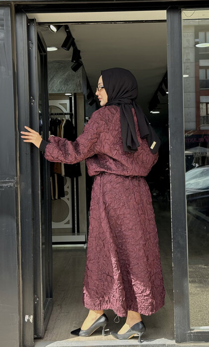 Ceremony Star Bomber Ceket BORDO - 4