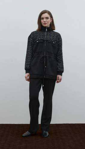 Clande Belden Büzgülü Tüvit Detaylı Tunik SİYAH - 6