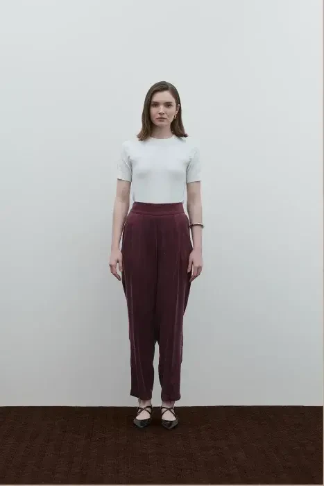 Clande Cupra Pantolon BORDO - 1