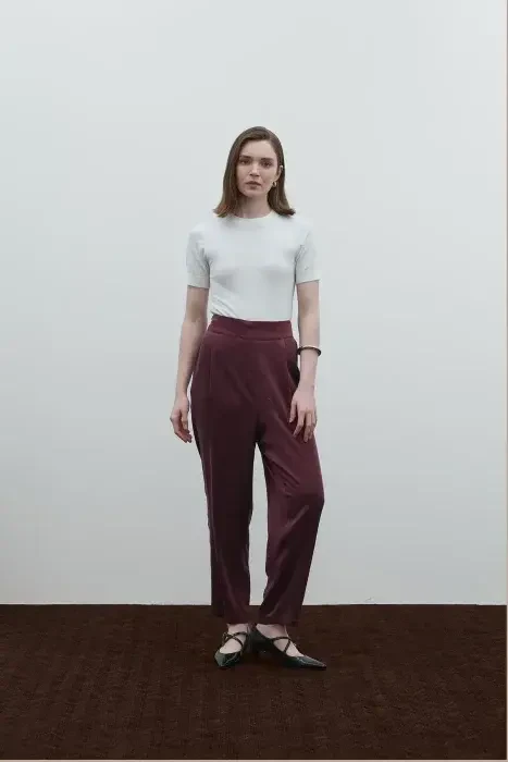 Clande Cupra Pantolon BORDO - 2