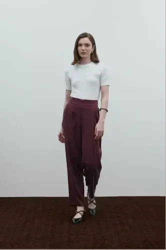 Clande Cupra Pantolon BORDO - 3