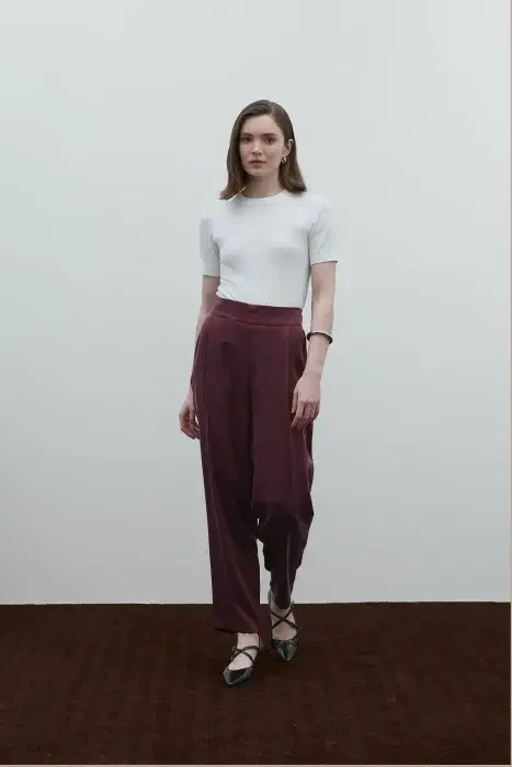 Clande Cupra Pantolon BORDO - 3