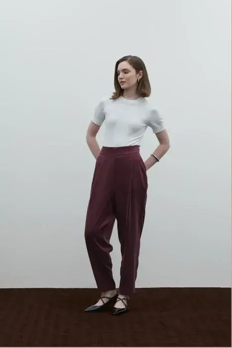 Clande Cupra Pantolon BORDO - 4