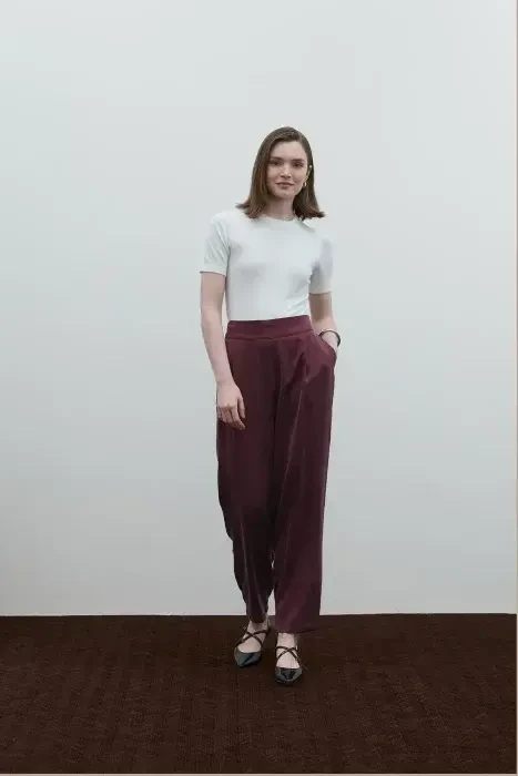 Clande Cupra Pantolon BORDO - 6