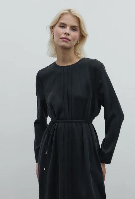 Clande Cupra Uzun Tunik SİYAH - 3