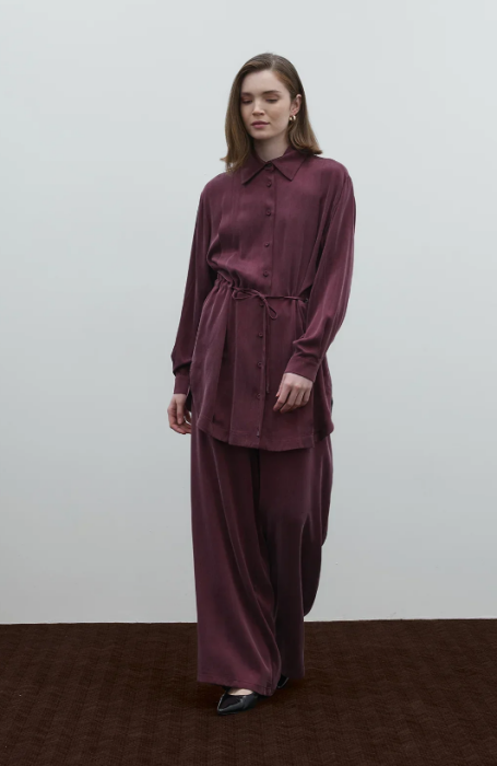 Clande Cupra Gömlek BORDO - 3