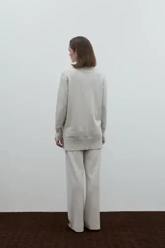 Clande Triko Pantolon EKRU - 3