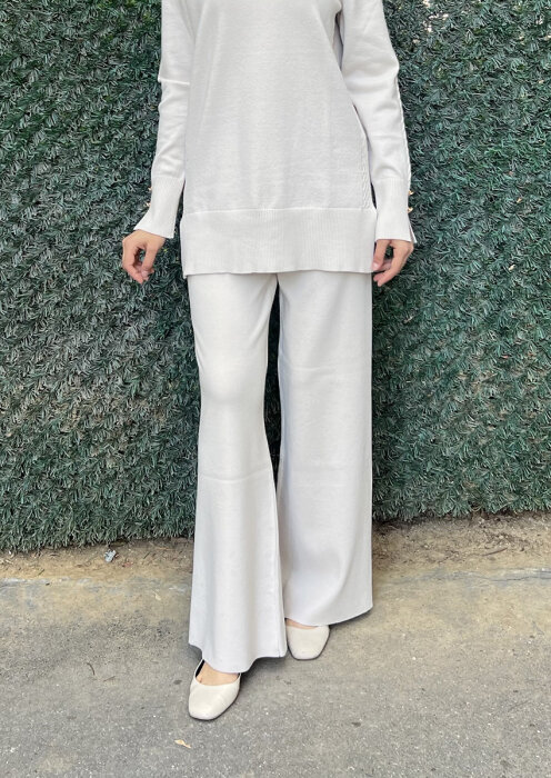 Clande Triko Pantolon EKRU - 1