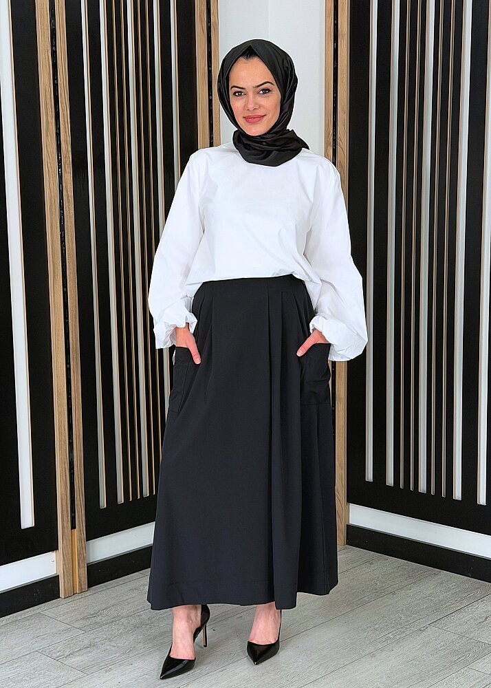 Cloche Alya Pantolon Etek SİYAH