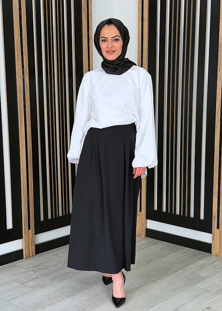 Cloche Alya Pantolon Etek SİYAH - 3