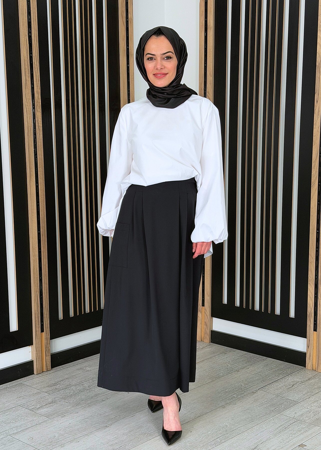 Cloche Alya Pantolon Etek SİYAH - 3