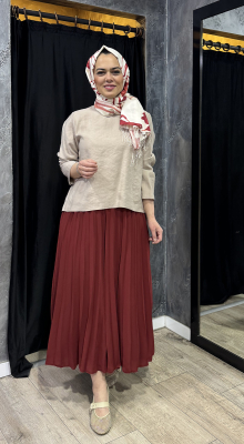Cloche Anna Pantolon BORDO 