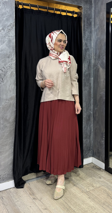 Cloche Anna Pantolon BORDO - 3