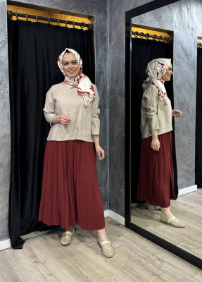 Cloche Anna Pantolon BORDO - 2