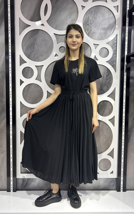 Cloche Anna Pantolon SİYAH - 1