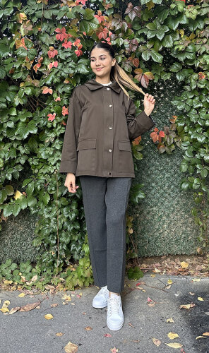 Cloche Extra Kısa Parka HAKİ - 2