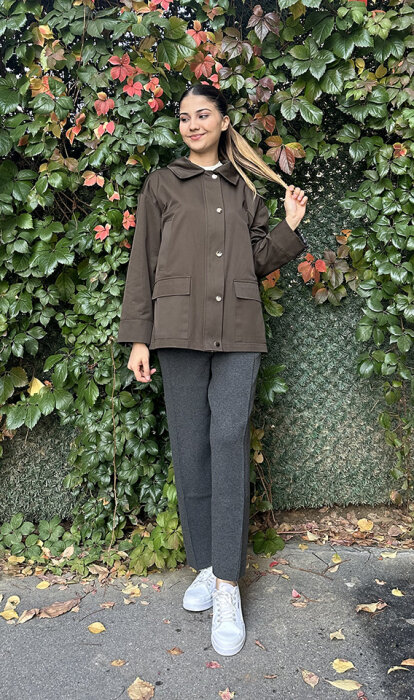 Cloche Extra Kısa Parka HAKİ - 2