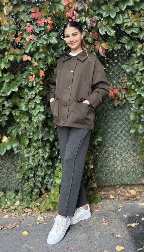 Cloche Extra Kısa Parka HAKİ