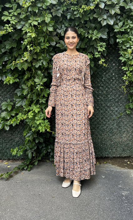 Cloche Karma Desenli Elbise KARMA - 1