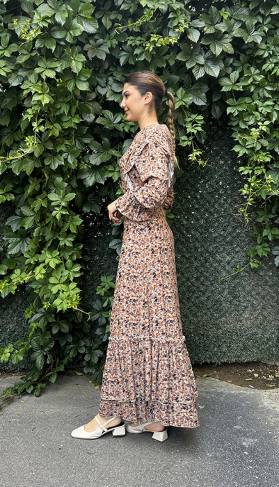 Cloche Karma Desenli Elbise KARMA - 3