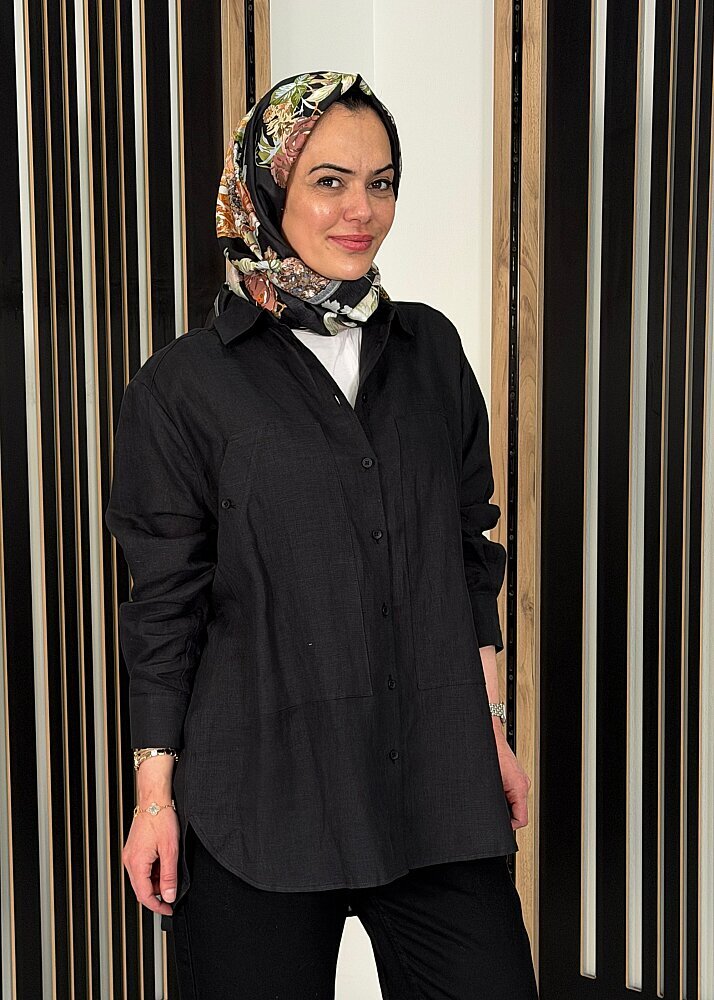 Cloche Liva Cepli Gömlek SİYAH - 2