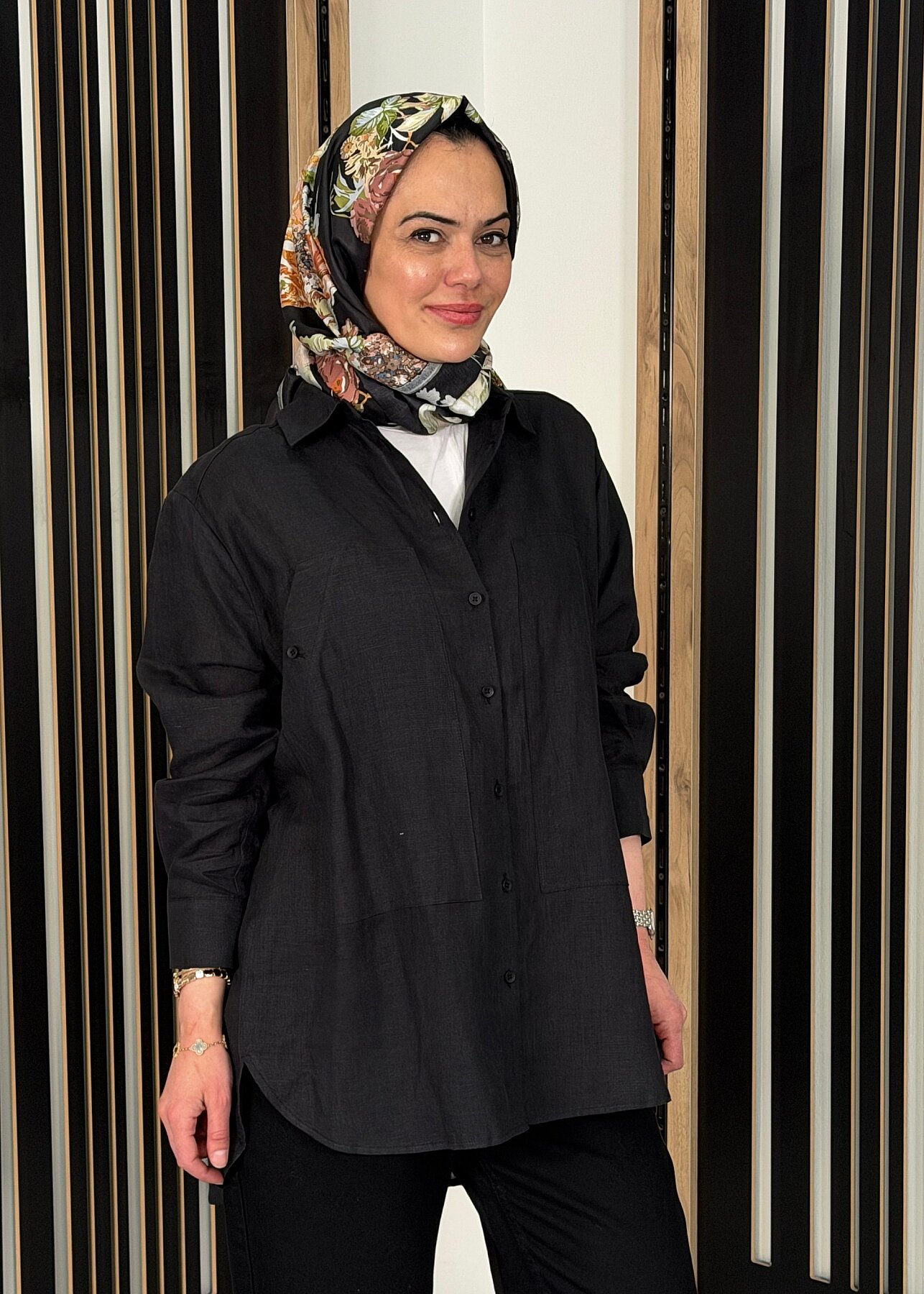 Cloche Liva Cepli Gömlek SİYAH - 2