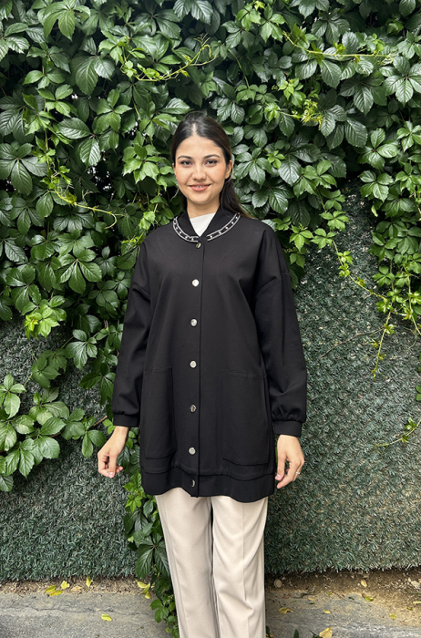 Cloche Luna Ceket SİYAH - 1