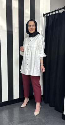 Cloche Nova Pantolon BORDO 