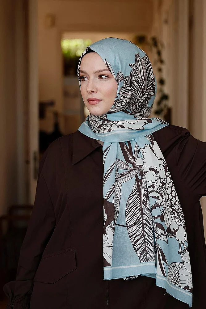 Cloche Nova Şal MAVİ