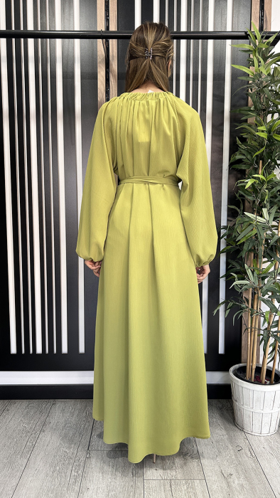 Cloche Öpcca Elbise YEŞİL - 3